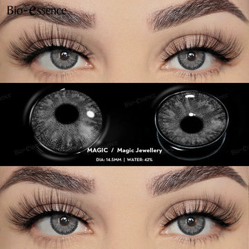 1 Pair Colored Contact Lenses for Eyes Brown Eye Lens Gray Contact Blue Lenses Natural Eye Contact Fashion Lenses