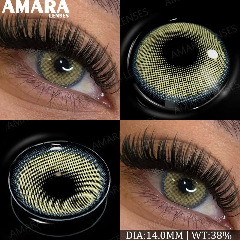 Fashion Colored Contact Lenses Natural Brown Eye Lens Gray Contact Eye Lenses Blue Lenses Contacts for Dark Eyes