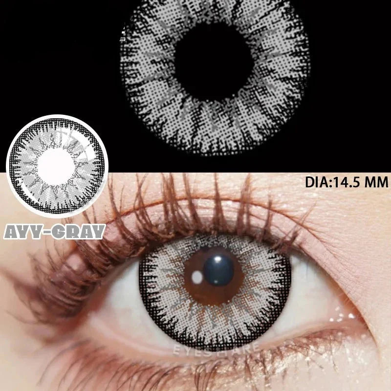 1 Pair Color Contact Lenses for Eyes Cosplay Red Color Lens Anime Purple Lenses Korean Lenses Big Eye Lens Blue Lenses