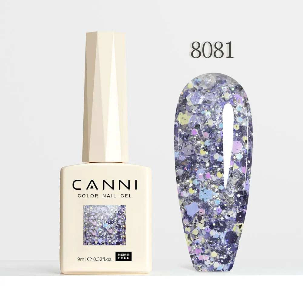 Gel Nail Polish Glitter Diamond Sparkle Color Collection Gorgeous Color HEMA FREE Soak Off UV LED Semi Permanent AurorGel