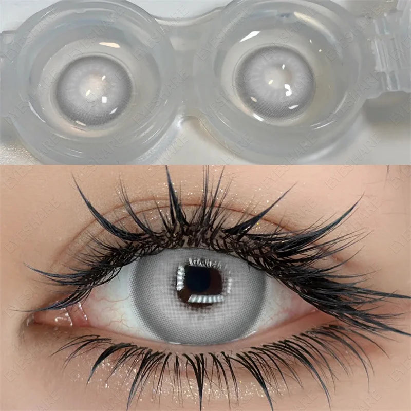 1 Pair Color Contact Lenses for Eyes Cosplay Red Color Lens Anime Purple Lenses Korean Lenses Big Eye Lens Blue Lenses