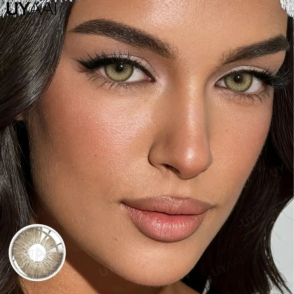 New Color Contact Lens Natural Pupils Green Lens Makeup Colored Pupils Gray Contact LensesCosmetics Natural Pupils
