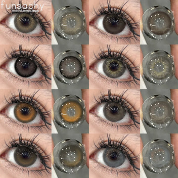 Cosmetics Color Contact Lenses 1pair Brown Color Lens Fashion Lenses Korean Lenses Grow Eye Big Eye Lens Gray Contacts