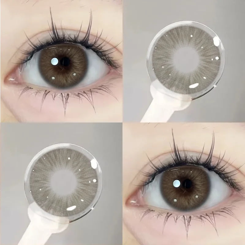 1 Pair Colored Contact Lenses Prescription Contact Lenses Cosmetics Eye Color Lens Fashion Beauty Pupil Fast Shipping