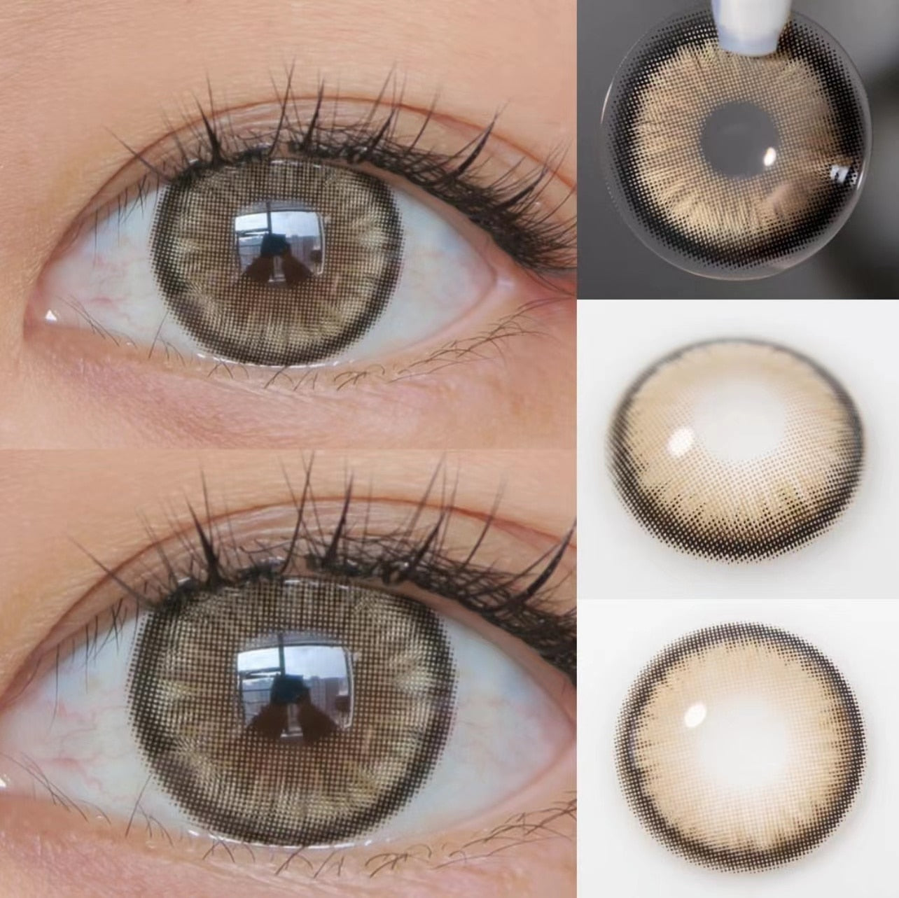 Eye Contact Lenses 2pcs/pair DIAMOND Color Contact Lens Eye Color Cosmetic Color Contact Lens Beauty Eye Makeup