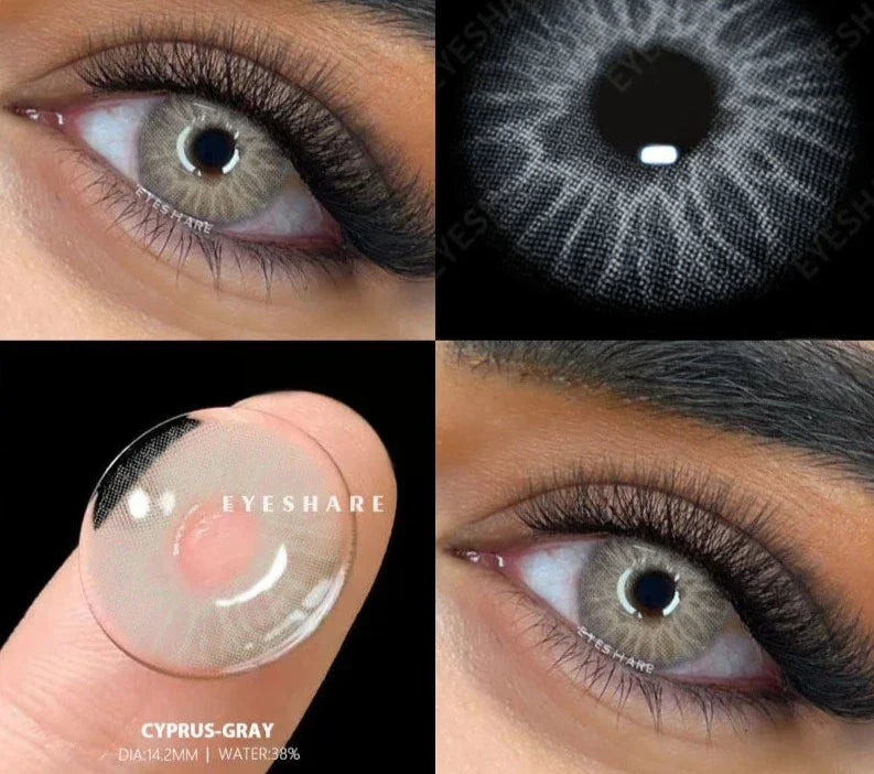 1pair New Colored Contact Lenses for Eyes Green Eye Lenses Blue Lenses Gray Pupis Lens Brown Contacts Yearly Eye Lens
