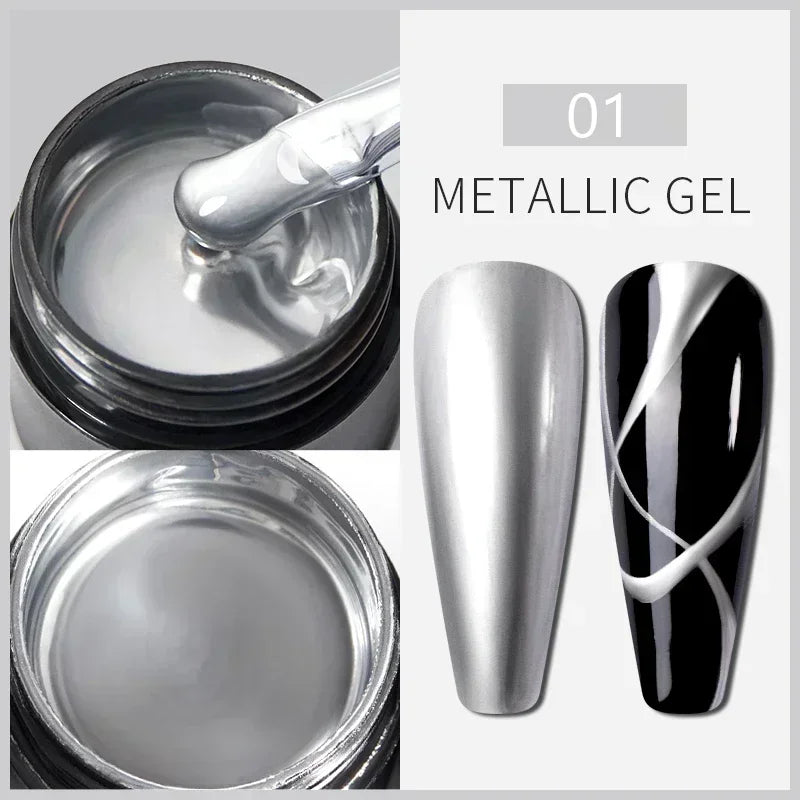 7.5ML Amber Moonlight Cat Magnetic Gel Nail Polish WaterLight Cat Eye Gel Soak Off Semi-Permanent Nail Art Varnish For Manicure