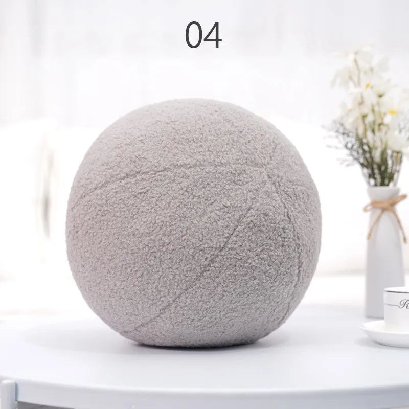 Nordic Style Spherical Pillow Stuffed Decoration Plush Sofa Bay Window Decoration Throw Pillow Soft Photography Prop New