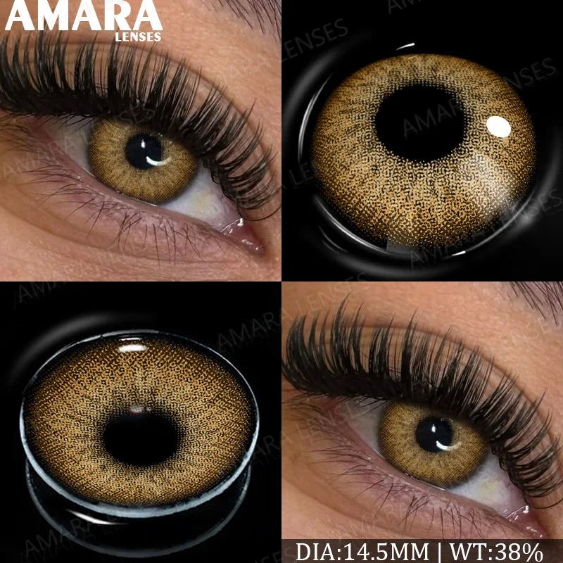Fashion Colored Contact Lenses Natural Brown Eye Lens Gray Contact Eye Lenses Blue Lenses Contacts for Dark Eyes