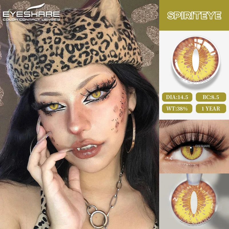 2pcs Cosplay Anime Eyes Lenses for Eyes Makeup  Halloween Beauty Contact Lenses Eye Cosmetic Blue Color Lens Eyes