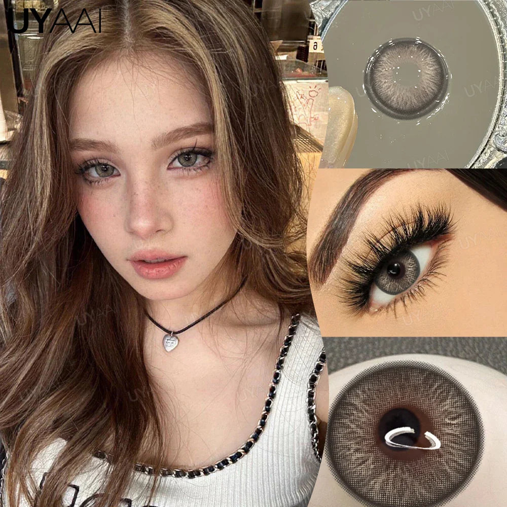 NEW Cosplay Colored Contact Lenses for Eyes Anime Purple Lenses Cosmetic Blue Eye Contacts Brown Natural Fashion Lenses