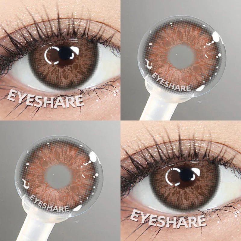 1 Pair Brown color Contact Lenses for Eyes Blue Lenses Gray contact Lenses eye makeup Eye Cosmetics