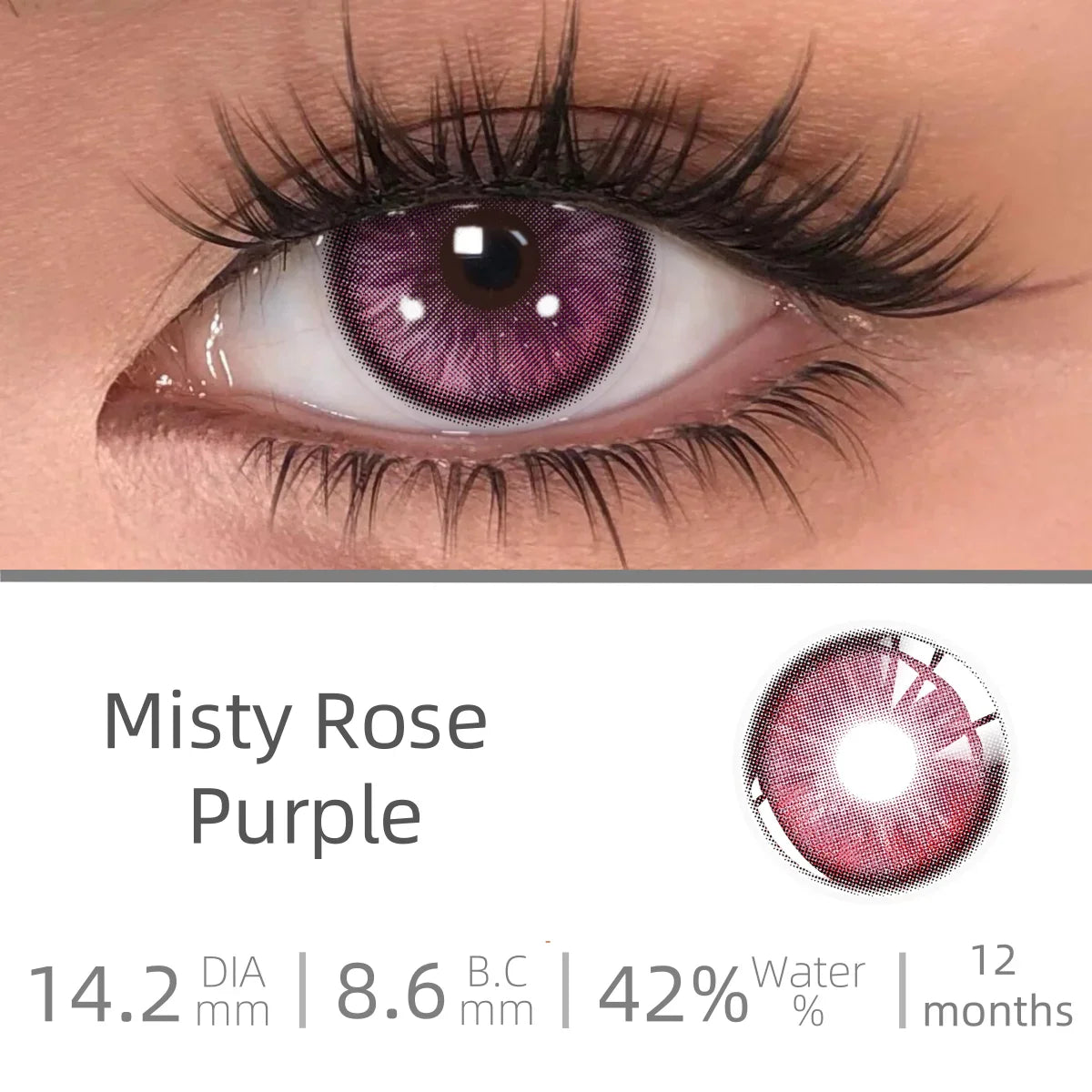 Love Story series Multiple colors Natural soft Contact lenses Blue Lenses Green Pupils Lens Yearly Cosmetic