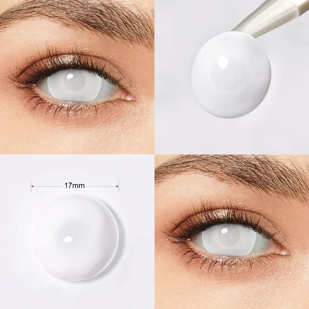17MM Color Halloween Contact Lenses For Eye Green Cat‘s Eye Red Blue Lenses Cosplay Contact Lenses Eyes Beauty Makeup