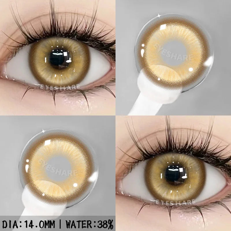 1 Pair Purple Lenses for Eyes Color Contacts Lens Anime Pink Lenses Blue Pupils for Eyes Y2K Lenses for Natural Eyes