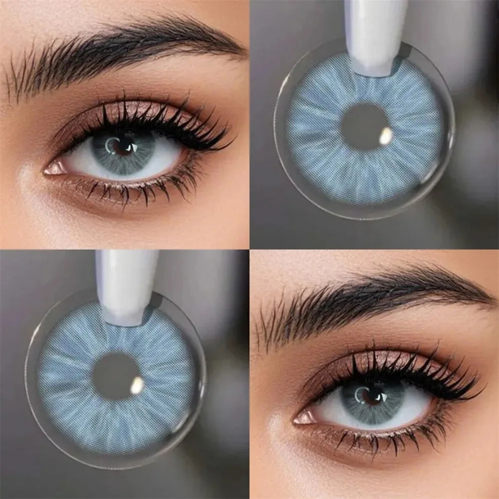 Eyes Color Contacts Colored Contact Lenses Lens Power Small Pupil Prescription 2Pcs 6 Months Half Year Use