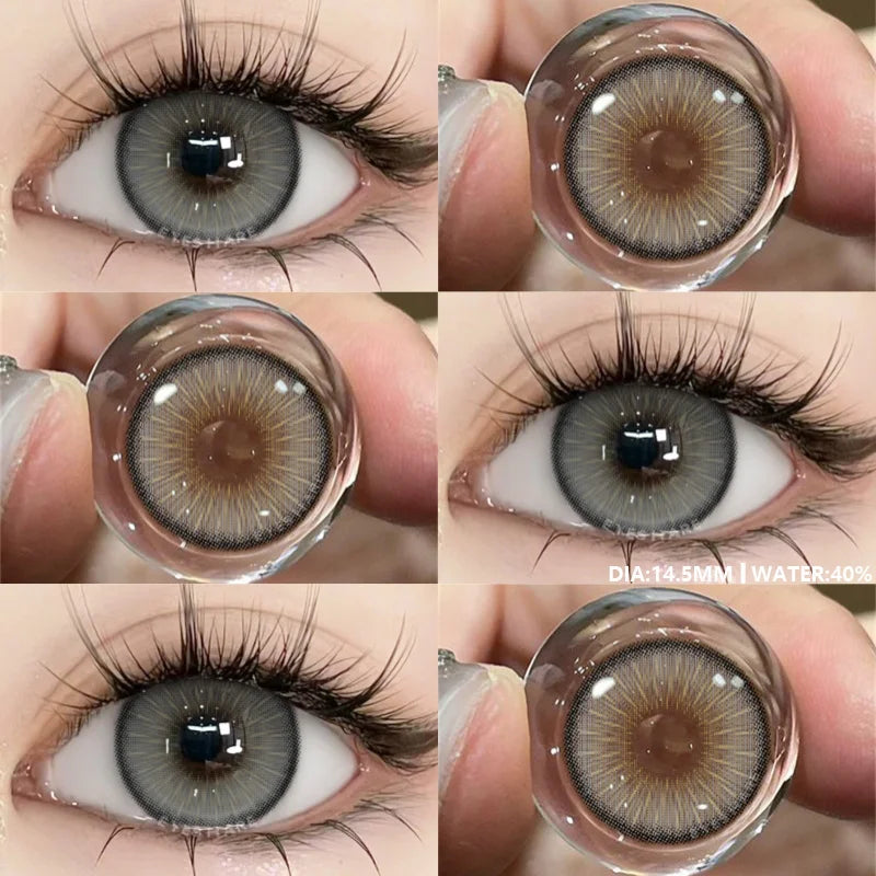 1Pair New Color Contact Lenses for Eyes Cosmetic High Quality Blue Lenses Green Contact Fashion Cosmetic Eye Contacts