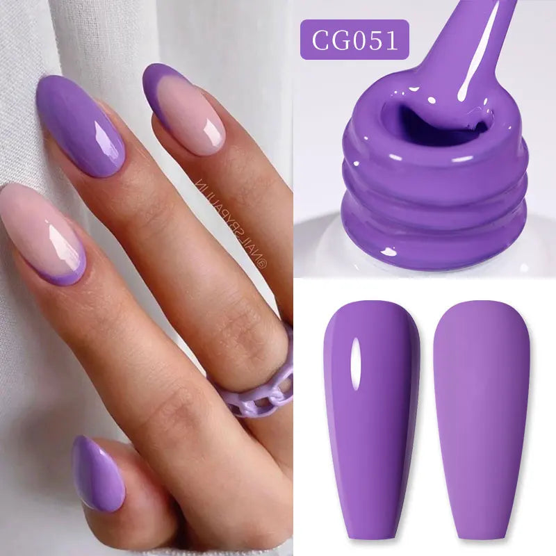 10ml Purple Red Series Gel Nail Polish Winter Dark Purple Nail Art Varnish Semi Permanent Soak Off UV LED Gel