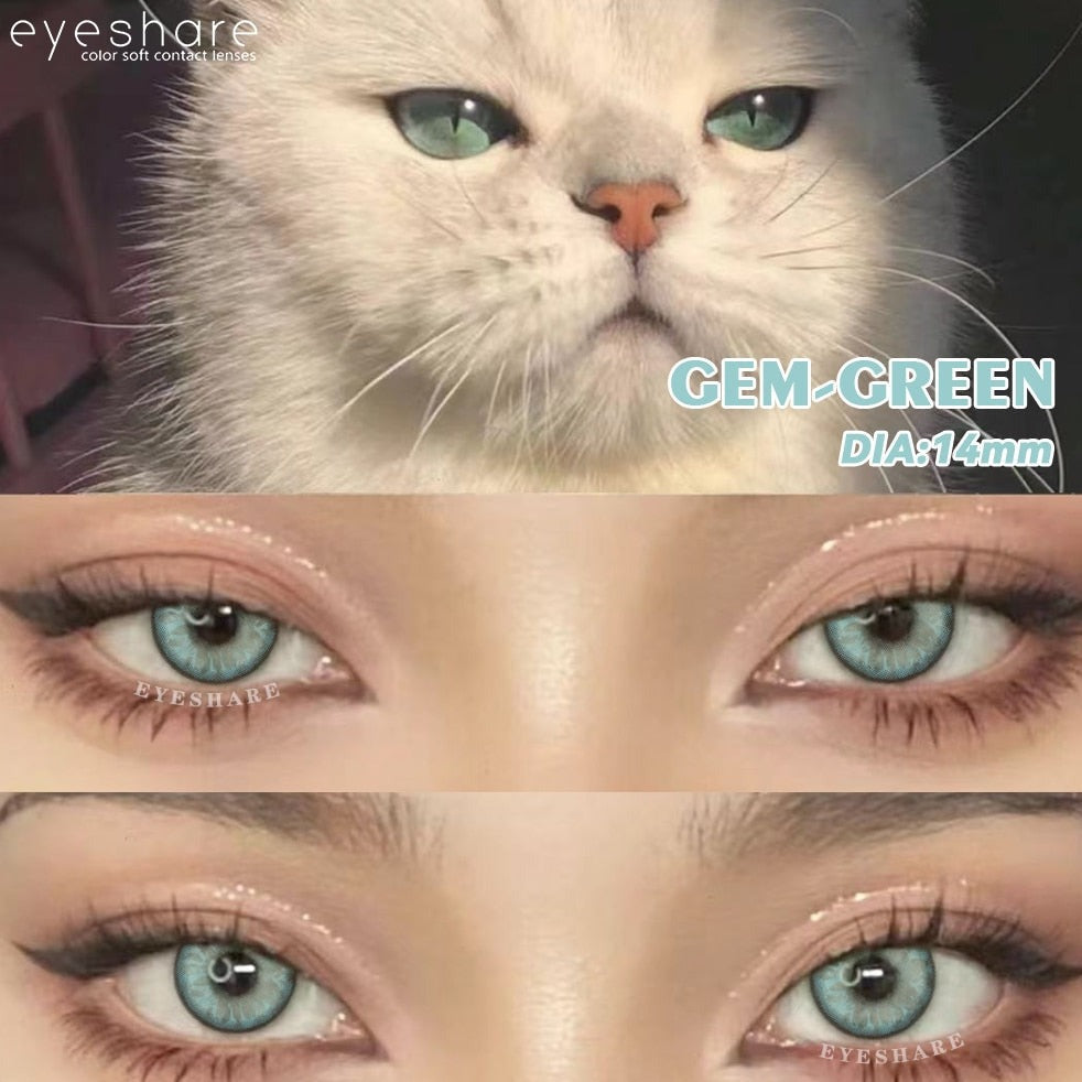 Eye Contact Lenses 2pcs/pair DIAMOND Color Contact Lens Eye Color Cosmetic Color Contact Lens Beauty Eye Makeup