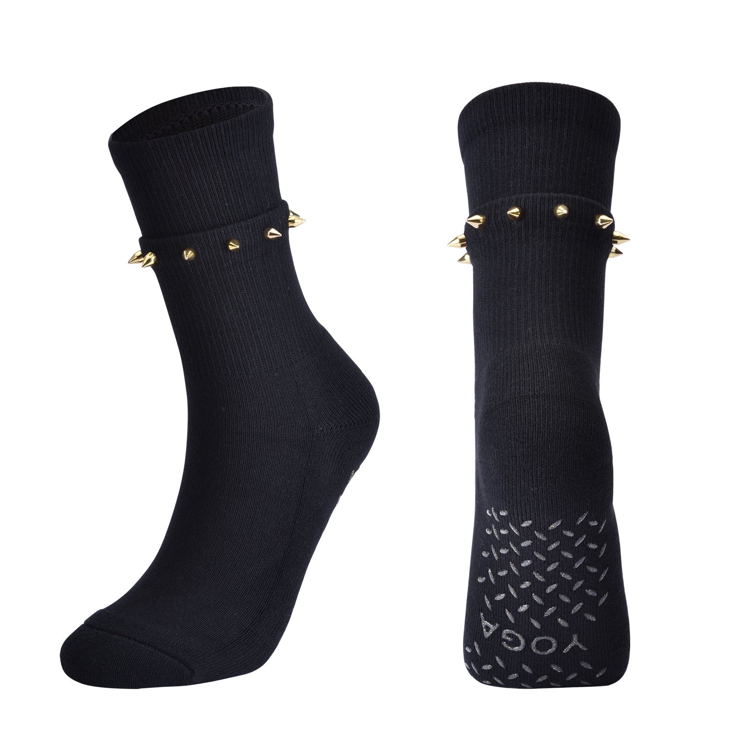 Crew Rivet Anti-Slip Grip Socks 3 Pairs/Pack