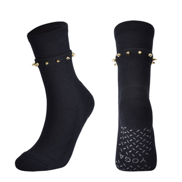 Crew Rivet Anti-Slip Grip Socks 3 Pairs/Pack