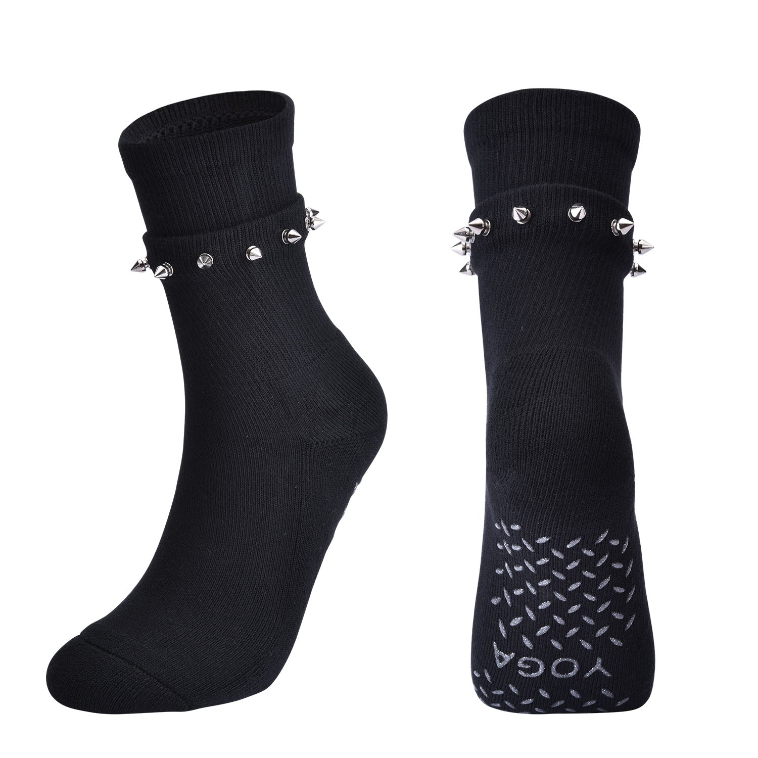 Crew Rivet Anti-Slip Grip Socks 3 Pairs/Pack