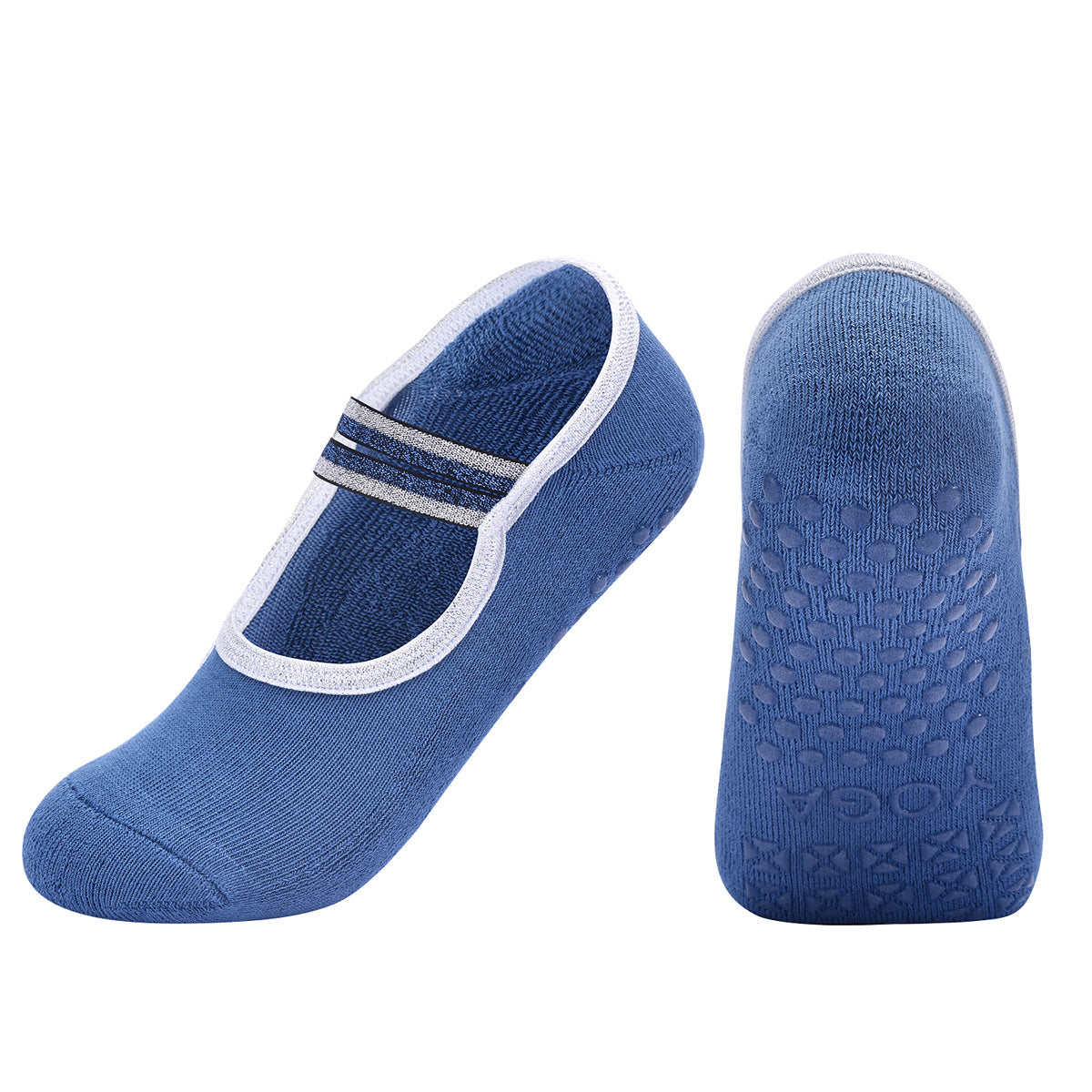 Women Non-Slip Grips Socks 4 Pairs/Pack