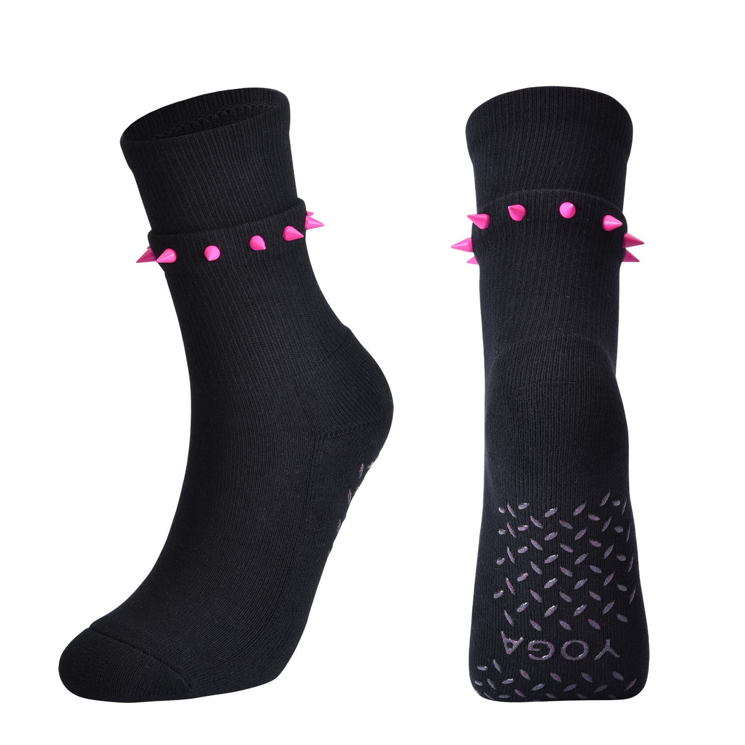 Crew Rivet Anti-Slip Grip Socks 3 Pairs/Pack