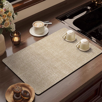Fast-Absorbing Kitchen Dish Drying Mat - 50% OFF