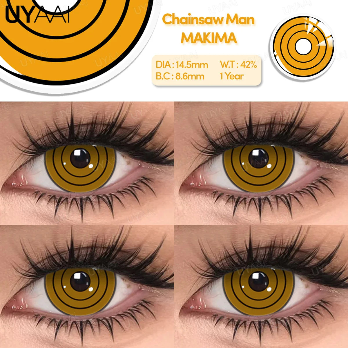 Halloween Cosplay Cosmetics Color Contact Lenses Red Color Lens Anime White Lenses Big Eye Lenses