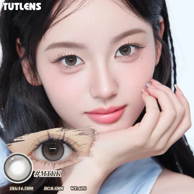 Mixed Tricolor Half-Year Cosmetic Contacts 2PCS