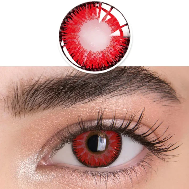 1 Pair Sharingan Contact Lenses for Eyes Cosplay Lenses Anime Lense Uchiha Sasuke Kakashi Lenses Anime Accessories