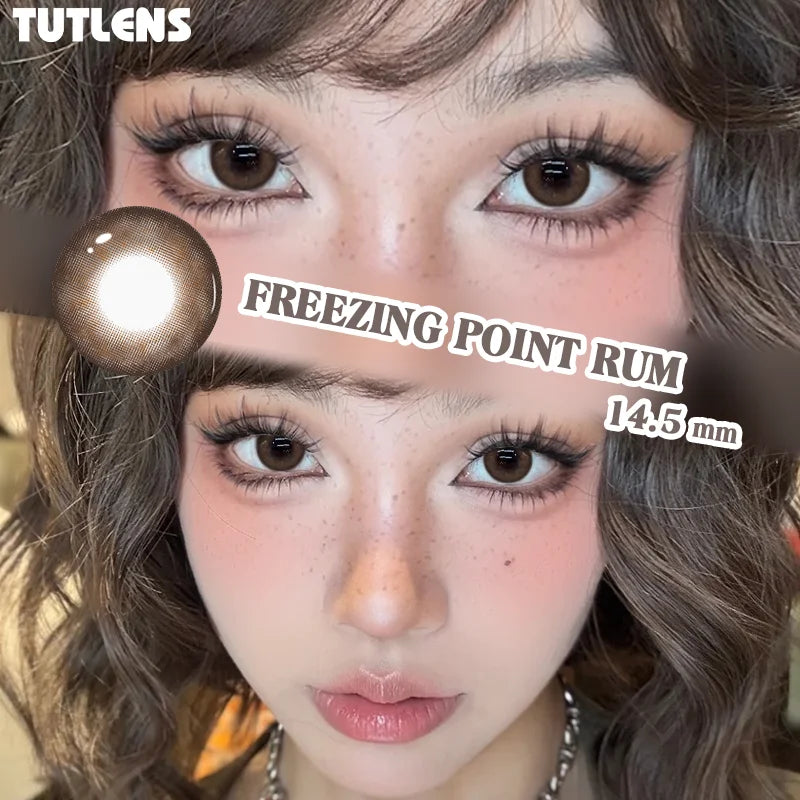 Mixed Tricolor Half-Year Colored Contact Lenses 2 Pack