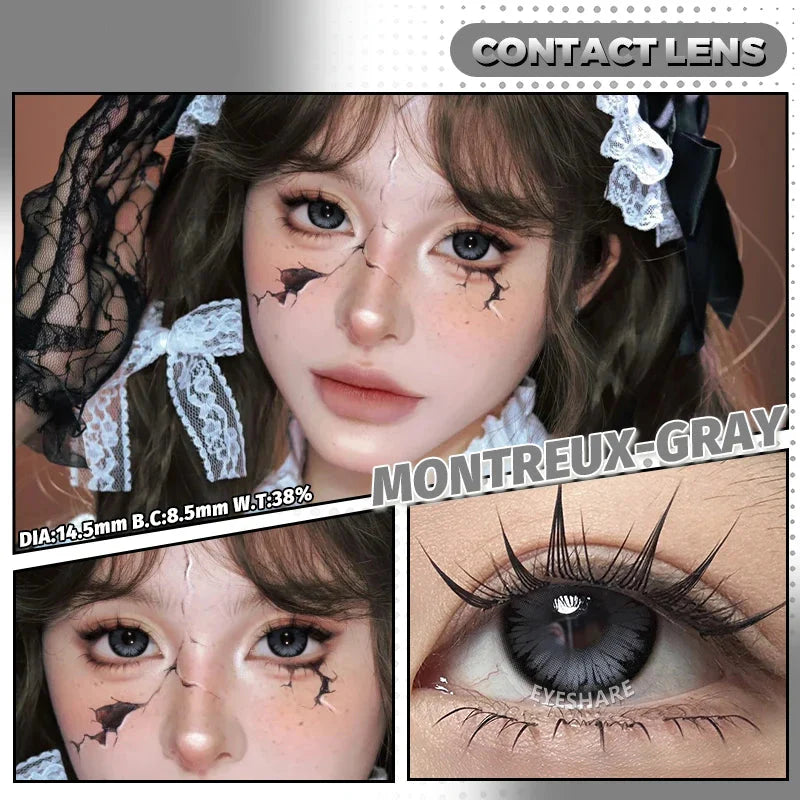 Purple Anime Cosplay Contact Lenses for Eyes Halloween Lenses Anime Accessories Lenses Role playing contact lenses