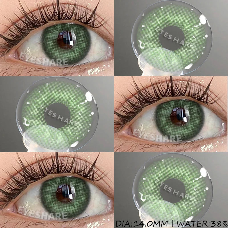 1 Pair Color Contact Lenses for Eyes Blue Eye Contacts Brown Natural Contact Lenses Gray Pupils Green Contacts Yearly