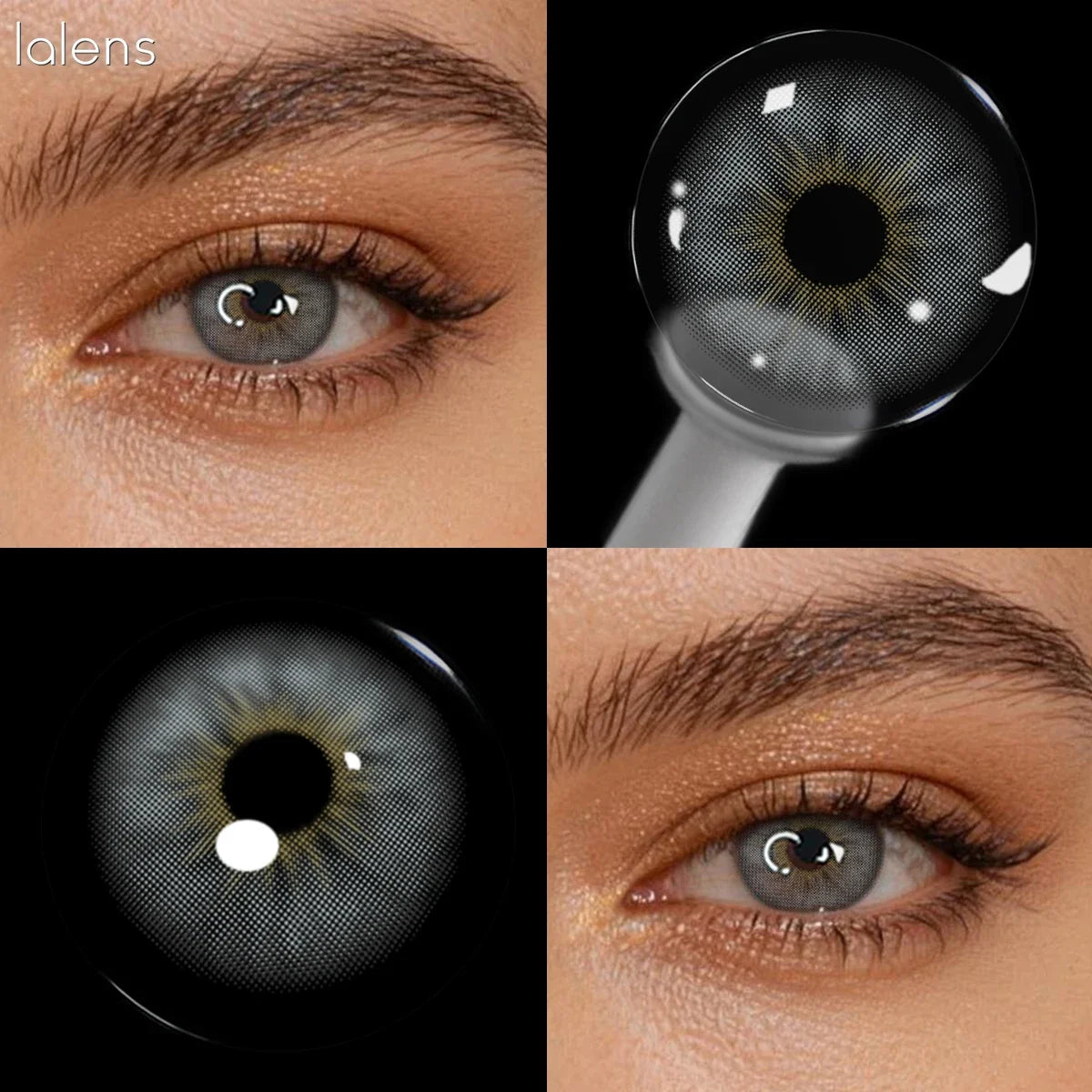 Colored Contact Lenses Yearly Use Natural Brown Soft Lens Daily Dating Party Eye Beauty Makeup For Women