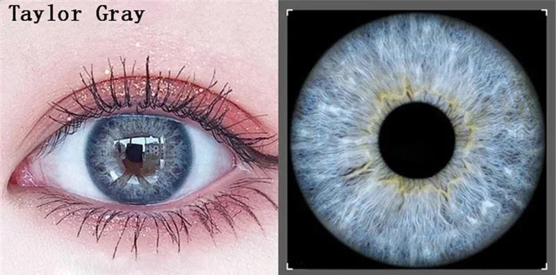 1 Pair Myopia Lenses Color Contact Lenses for Eyes Lenses With Diopters Prescription Blue Eye Lenses Green Lenses