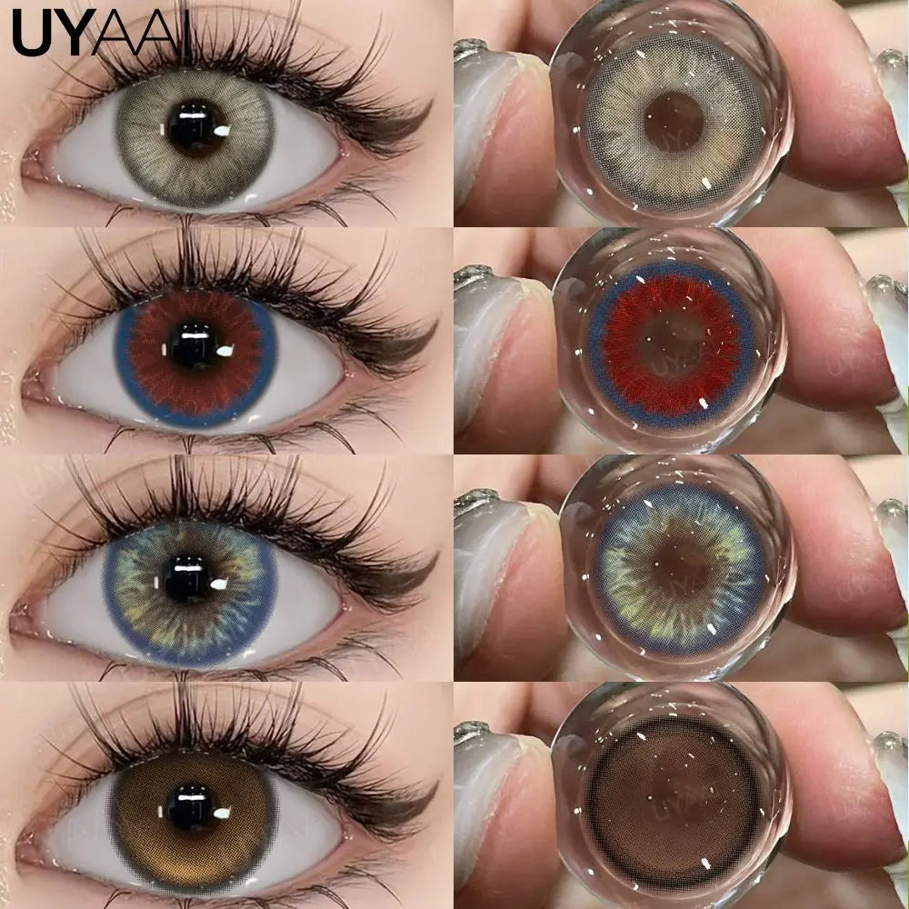 Colored Contact Beauty Blue Contacts Big Eyes Black Lens Makeup Green Lens Natural Brown Eye Lenses Cosmetics Red lens