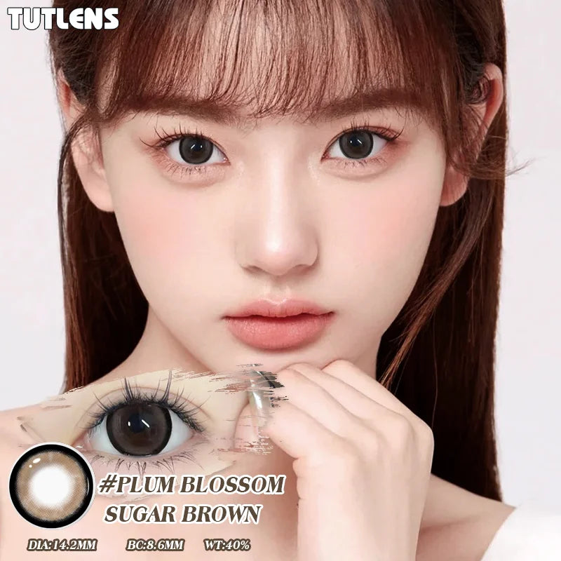 2Pcs Mixed Color Contacts | Half Year Wear | Zero Power Soft Lens