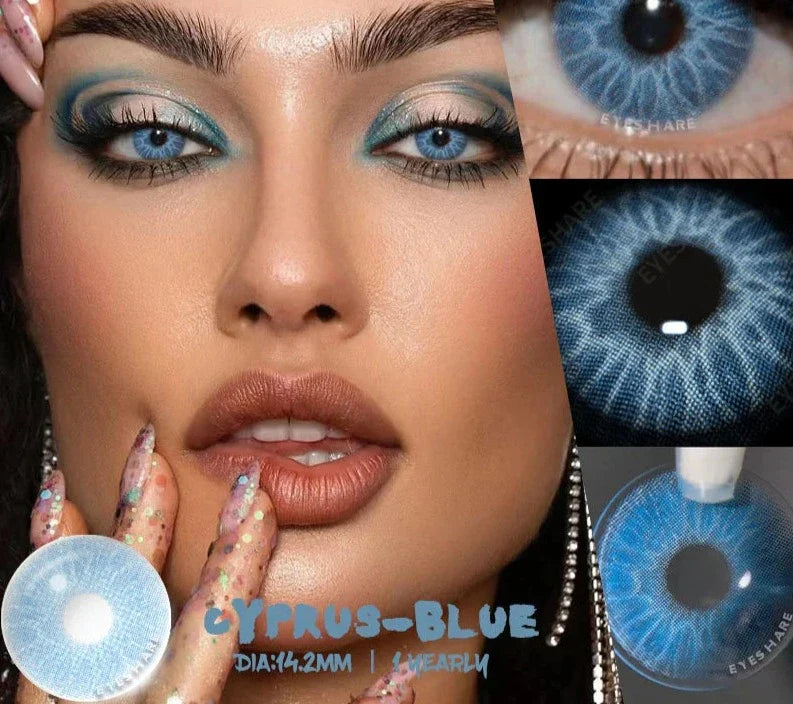 1pair Colored Contact Lenses for Eyes Natural Look Gray Eye Lenses Brown Contact Blue Lenses Fast Delivery Green Lenses