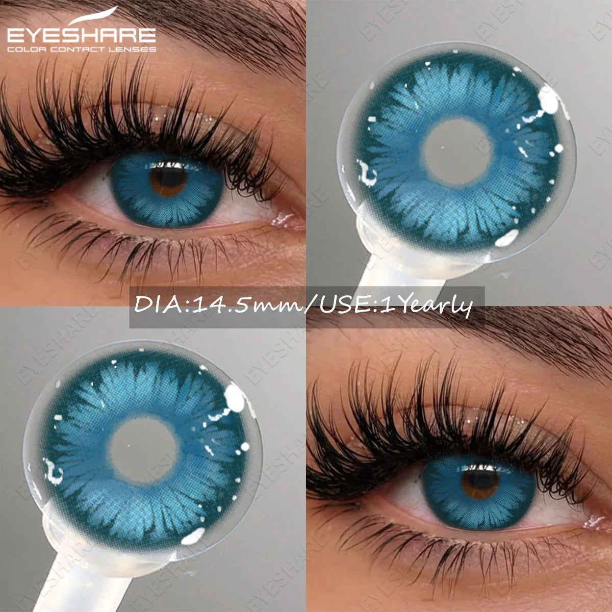 Color Contact Lenses for Halloween Vampire Cosplay Cosmetic Contact Lens Anime Lenses with Red Pupils for Parties Year