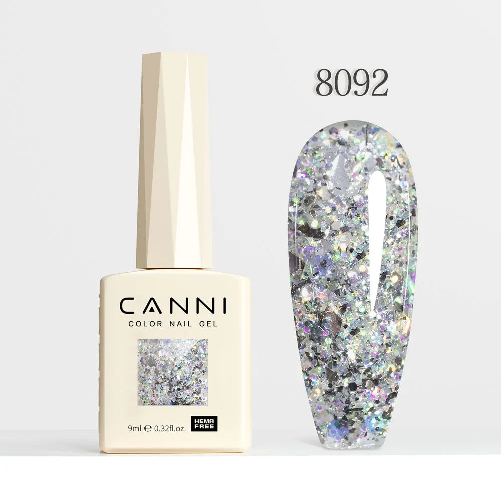 Gel Nail Polish Glitter Diamond Sparkle Color Collection Gorgeous Color HEMA FREE Soak Off UV LED Semi Permanent AurorGel