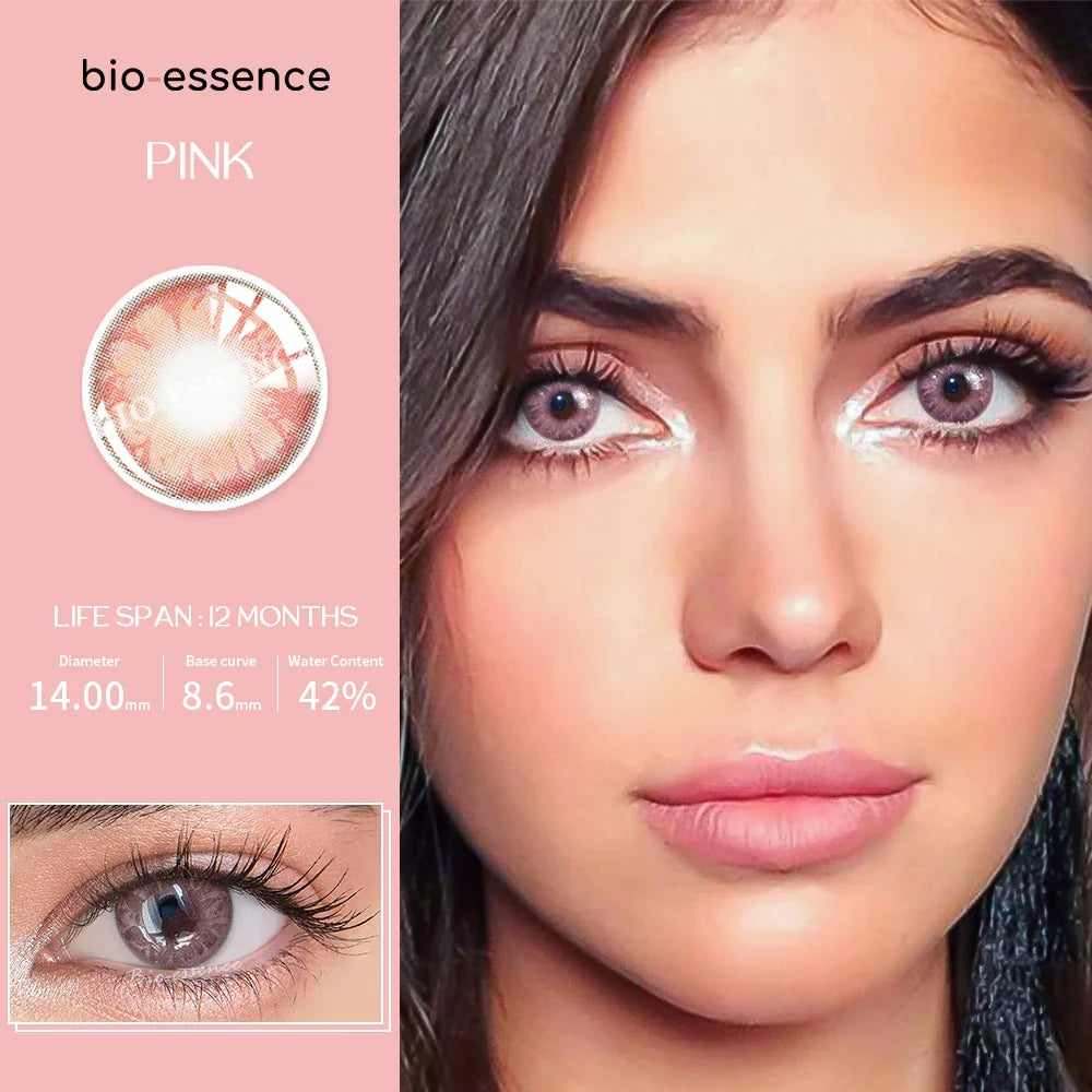 1 Pair Color Contact Lenses Fashion Cosmetic High Quality Blue Lenses Green Contact Cosmetic Lens
