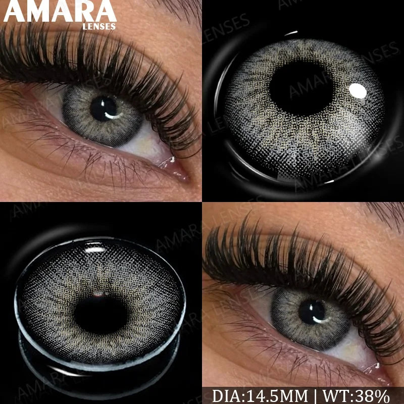 Fashion Colored Contact Lenses Natural Brown Eye Lens Gray Contact Eye Lenses Blue Lenses Contacts for Dark Eyes