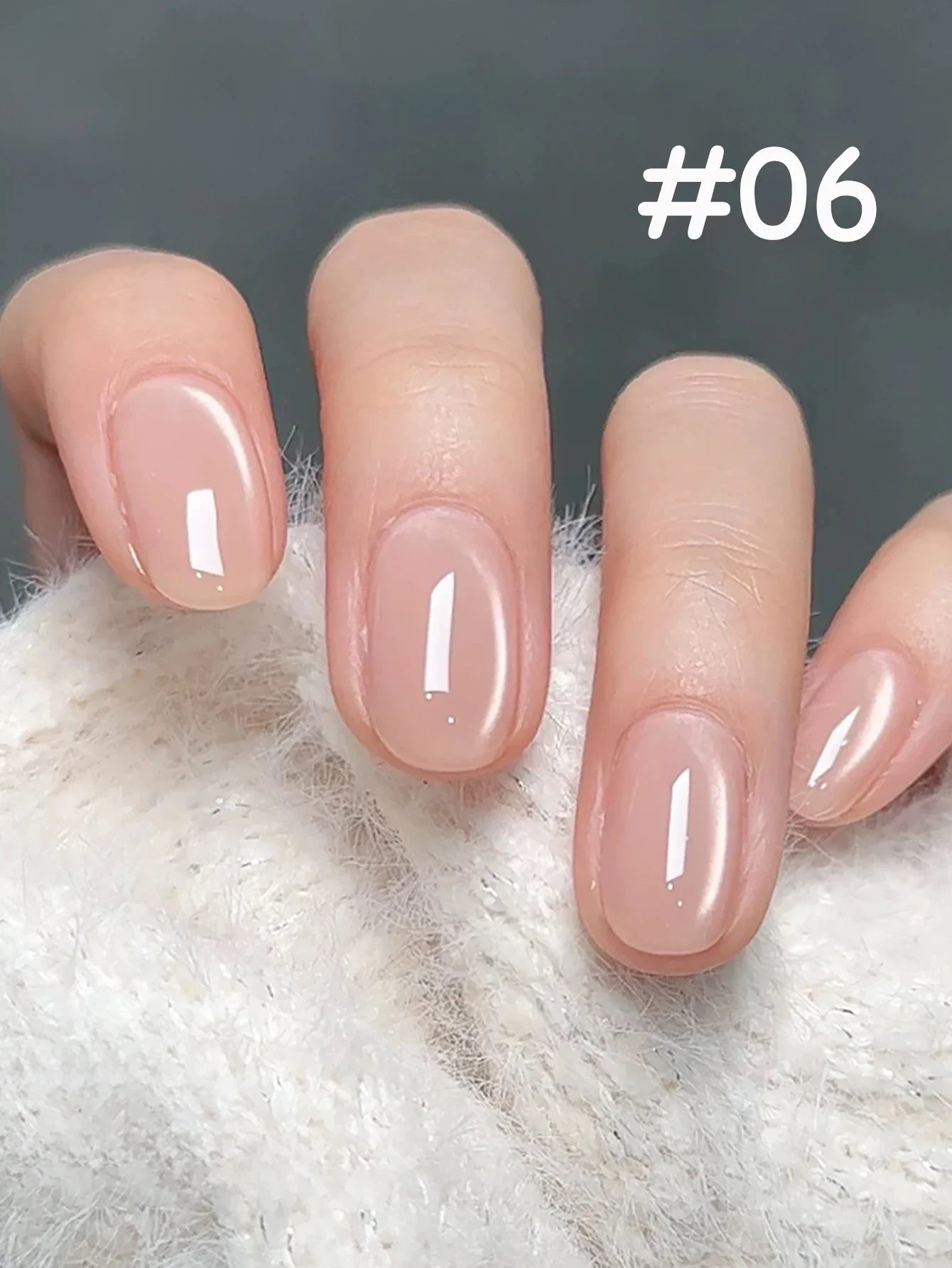 12ml 1-16pcs Autumn Nails New Clear Pink Glass Bead Moonlight Magnet Cat Eye Gel Nail Polish Whitening Nail Supplies
