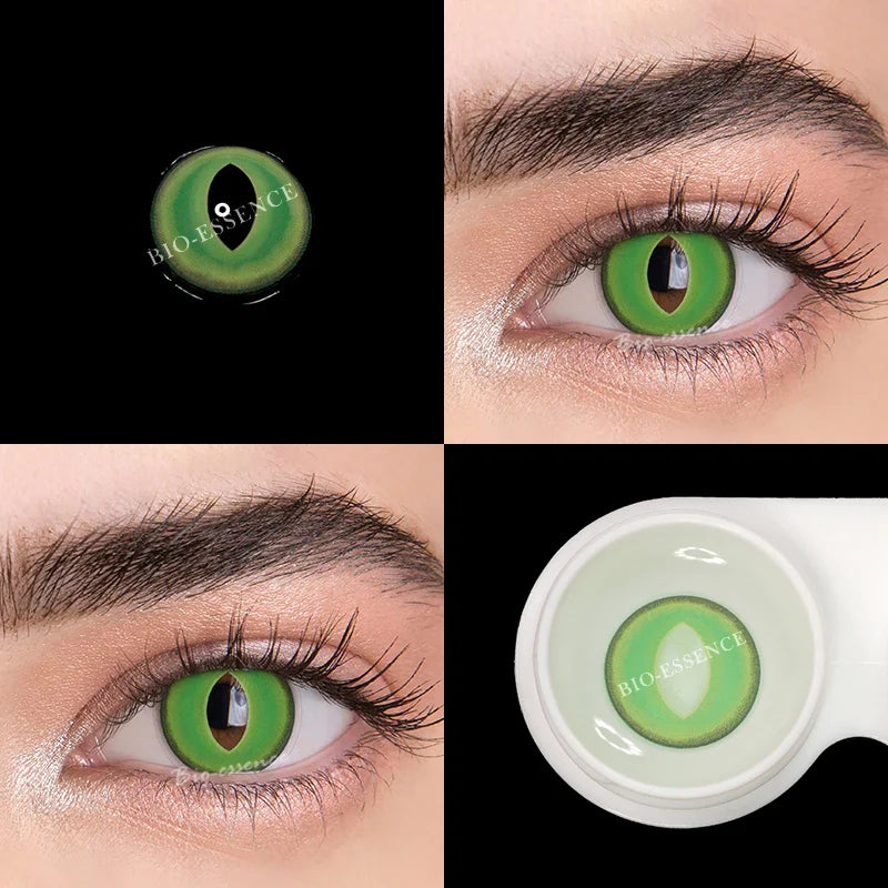 1 Pair Cosplay Contact Lenses for Eyes Halloween Cat Eye Contacts Anime Accessories Snake Eye Lenses Lizard Lenses