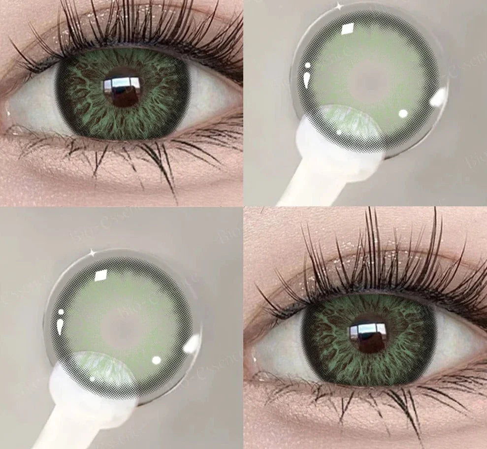 1 Pair Colored Contact Lenses for Eyes Blue Eye Lenses Green Contact Lenses Gray Lense High Quality Eye Lense