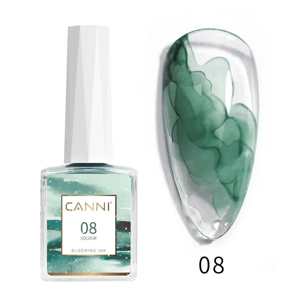 9ml Blooming Nail Polish Air Dry Watercolor Marble Gel Nail Liquid Venalisa Smoke Bubble Varnish Gradient Painting Ink