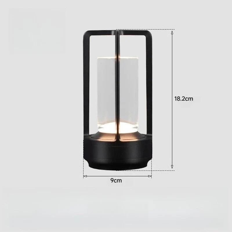 LED Night Light USB Charging Table Lamp Touch Control  Ambient Light for Bedroom Living Room Cafe Hotel Home Decor Gift