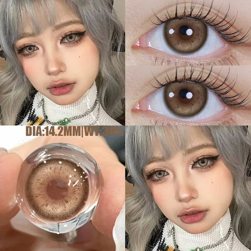 2pcsCosplay Anime Eyes Lenses for Eyes NEBULA Makeup Sharingan Beauty Contact Lenses Eye Cosmetic Color Lens Eyes